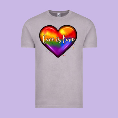 Love Is Love Heart Vintage Tee Designed By Jahusdesignshop
