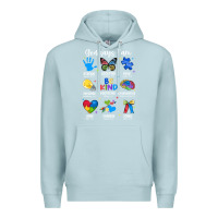 Blue Mist god says i am autism Premium Hoodie - JahusDesignShop