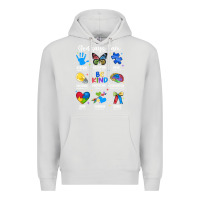 Dove Grey god says i am autism Premium Hoodie - JahusDesignShop