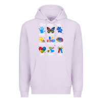 Lilac god says i am autism Premium Hoodie - JahusDesignShop