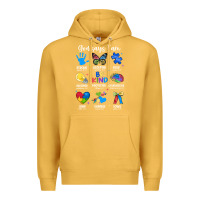 Mustard god says i am autism Premium Hoodie - JahusDesignShop