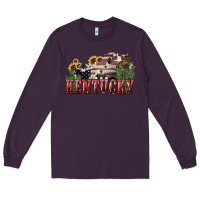 Plum kentucky Long Sleeve Tee - NancyCooperArtShop