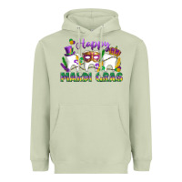 Matcha mardi gras celebration with teeth Heavyweight Hoodie - LillyAllenDesigns