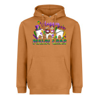 Meerkat mardi gras celebration with teeth Heavyweight Hoodie - LillyAllenDesigns