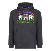 Smoke mardi gras celebration with teeth Heavyweight Hoodie - LillyAllenDesigns