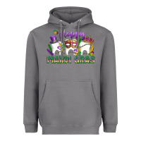 Storm mardi gras celebration with teeth Heavyweight Hoodie - LillyAllenDesigns