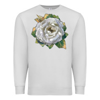 Dove Grey Pillow Fight Rose Premium Sweatshirt - LillyAllenDesigns