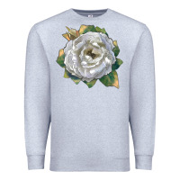 Heather Grey Pillow Fight Rose Premium Sweatshirt - LillyAllenDesigns