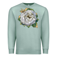 Seafoam Pillow Fight Rose Premium Sweatshirt - LillyAllenDesigns