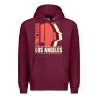 Burgundy Women's Angeles Los Angeles Premium Hoodie - Bettercallsaul