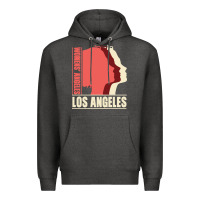 Charcoal Heather Women's Angeles Los Angeles Premium Hoodie - Bettercallsaul