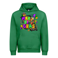 Emerald louisiana map mardi gras Urban Hoodie - CowGirlArtShop