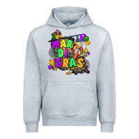 Heather Grey louisiana map mardi gras Urban Hoodie - CowGirlArtShop