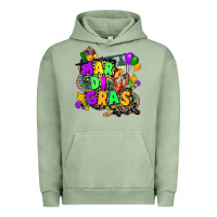 Pigment Oil Green louisiana map mardi gras Urban Hoodie - CowGirlArtShop