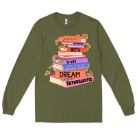 Army Green booktroverts Long Sleeve Tee - JahusDesignShop