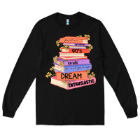 Black booktroverts Long Sleeve Tee - JahusDesignShop