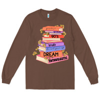 Chestnut booktroverts Long Sleeve Tee - JahusDesignShop