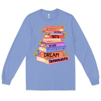 Colony Blue booktroverts Long Sleeve Tee - JahusDesignShop