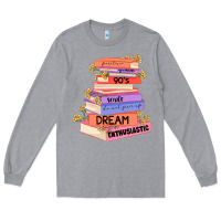 Heather Grey booktroverts Long Sleeve Tee - JahusDesignShop