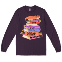 Plum booktroverts Long Sleeve Tee - JahusDesignShop