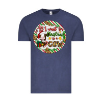 Vintage Denim Christmas all i want for christmas is a cow Vintage Tee - Artiststas