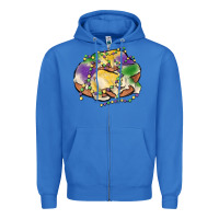 True Royal mardi gras king cake Zipper Hoodie - MaliasSmallBusiness