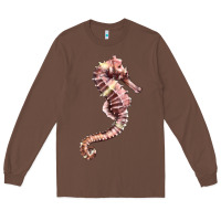 Chestnut pink seahorse Long Sleeve Tee - LillyAllenDesigns
