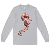 Moon Dust pink seahorse Long Sleeve Tee - LillyAllenDesigns