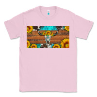 Bubblegum Pink longhorn bull skull license plate Classic Tee - Artiststas