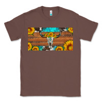 Chestnut longhorn bull skull license plate Classic Tee - Artiststas