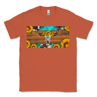 Copper longhorn bull skull license plate Classic Tee - Artiststas