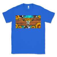 True Royal longhorn bull skull license plate Classic Tee - Artiststas