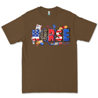 Cacao American nurse Premium Tee - Zillion Design Studio