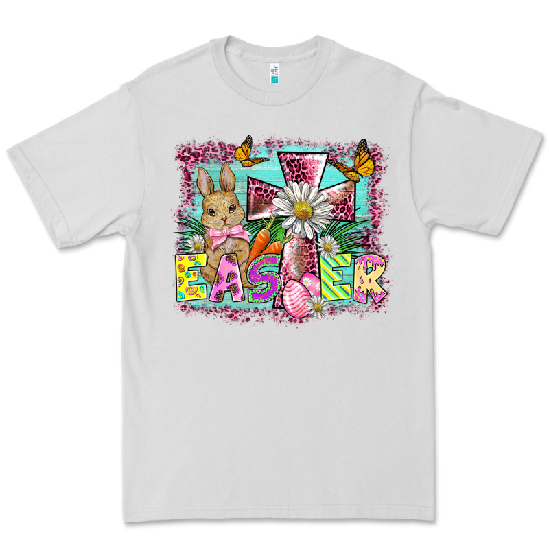 Easter Cross Background Premium Tee by BarkalooDesign | Teevron