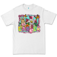 White easter cross background Premium Tee - BarkalooDesign