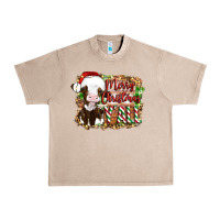French Oak merry christmas y'all cow Urban Heavy Tee - Artiststas