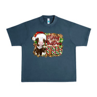 Midnight Navy merry christmas y'all cow Urban Heavy Tee - Artiststas