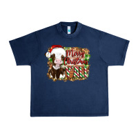 Navy merry christmas y'all cow Urban Heavy Tee - Artiststas