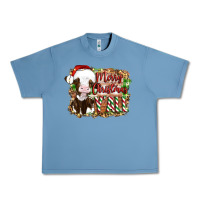 Pebble Blue merry christmas y'all cow Urban Heavy Tee - Artiststas