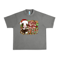 Merry Christmas Y'all Cow Urban Heavy Tee | Teevron