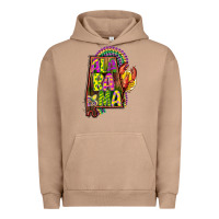 Pigment Burro mardi gras alabama map Urban Hoodie - CowGirlArtShop