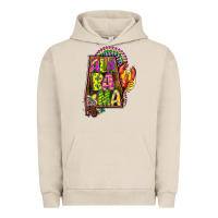 Pigment French Oak mardi gras alabama map Urban Hoodie - CowGirlArtShop