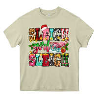 Mossy sleigh girl sleigh Heavy Core Tee - Zillion Design Studio