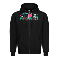 Black pharmacist Zipper Hoodie - MaliasSmallBusiness