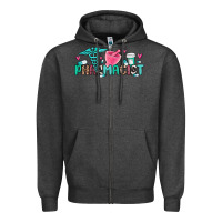 Charcoal Heather pharmacist Zipper Hoodie - MaliasSmallBusiness