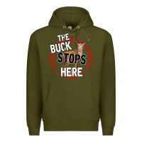 Army Green The Bucks Stops Here Premium Hoodie - Bettercallsaul