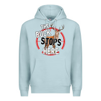Blue Mist The Bucks Stops Here Premium Hoodie - Bettercallsaul