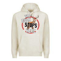 Oatmeal Heather The Bucks Stops Here Premium Hoodie - Bettercallsaul