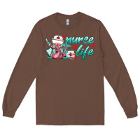Chestnut nurse life gnomies Long Sleeve Tee - BarkalooDesign