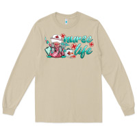 Mushroom nurse life gnomies Long Sleeve Tee - BarkalooDesign